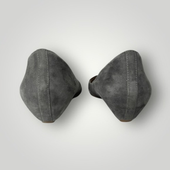 MATT BERNSON‎ VINTAGE Grey Suede Flats, Size 9 - Picture 4 of 8